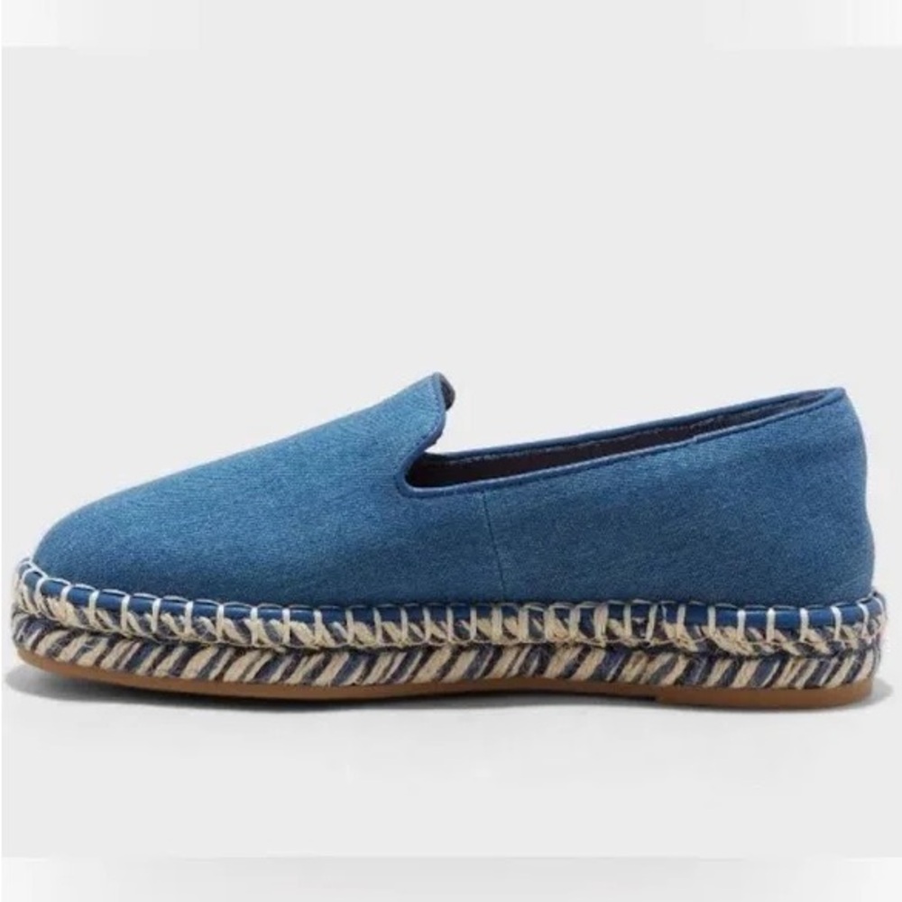 NWT Universal Thread Women's Blue Espadrilles - Picture 3 of 10